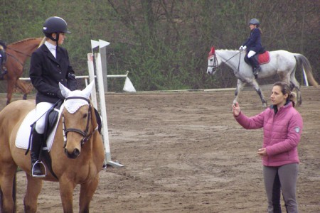 Eliška a trenérka Káťa :)